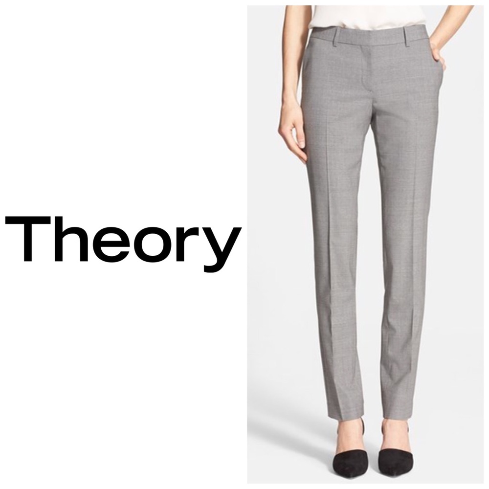 Theory Stretch Wool Pants